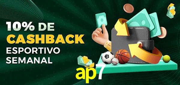 10% de bônus de cashback na ap7