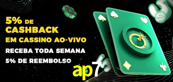 Promoções do cassino ao Vivo ap7